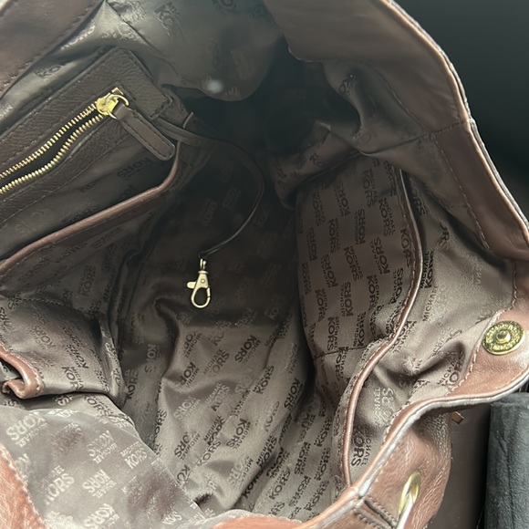 Michael Kors leather shoulder bag brown leather - Picture 6 of 6